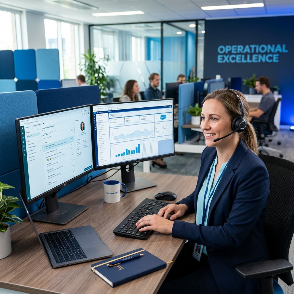 Profissional de suporte técnico ágil e eficiente